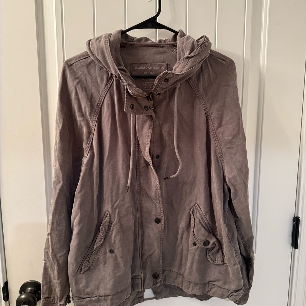 American Eagle Women's Military Green Jacket